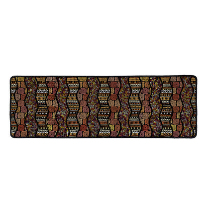 African Afro Inspired Pattern Print Long Kitchen Mat