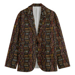 African Afro Inspired Pattern Print Men's Blazer