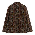 African Afro Inspired Pattern Print Men's Cotton Blazer