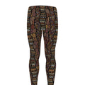 African Afro Inspired Pattern Print Men's Leggings