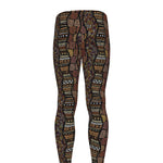 African Afro Inspired Pattern Print Men's leggings