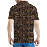 African Afro Inspired Pattern Print Men's Polo Shirt