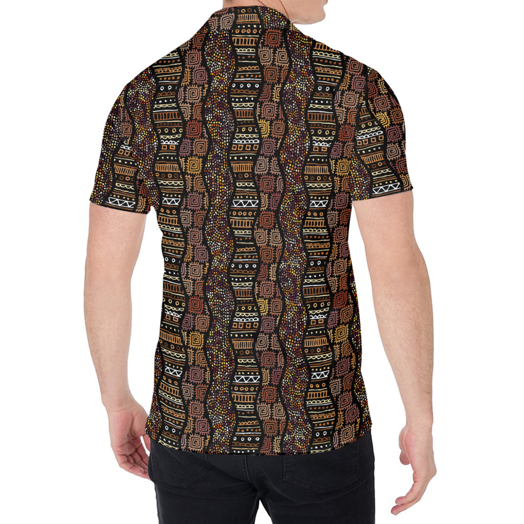 African Afro Inspired Pattern Print Men's Shirt