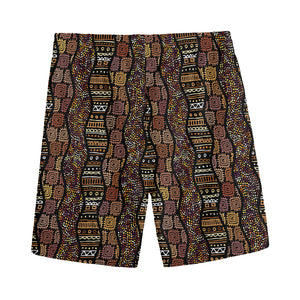 African Afro Inspired Pattern Print Men's Sports Shorts