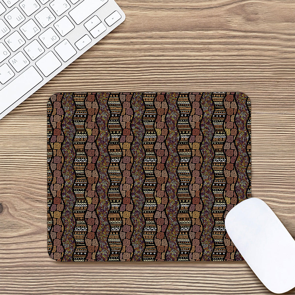 African Afro Inspired Pattern Print Mouse Pad