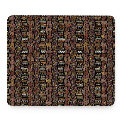 African Afro Inspired Pattern Print Mouse Pad