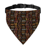 African Afro Inspired Pattern Print Over The Collar Dog Bandana