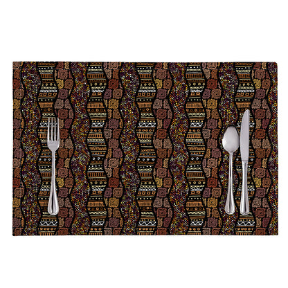 African Afro Inspired Pattern Print Placemat