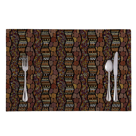 African Afro Inspired Pattern Print Placemat