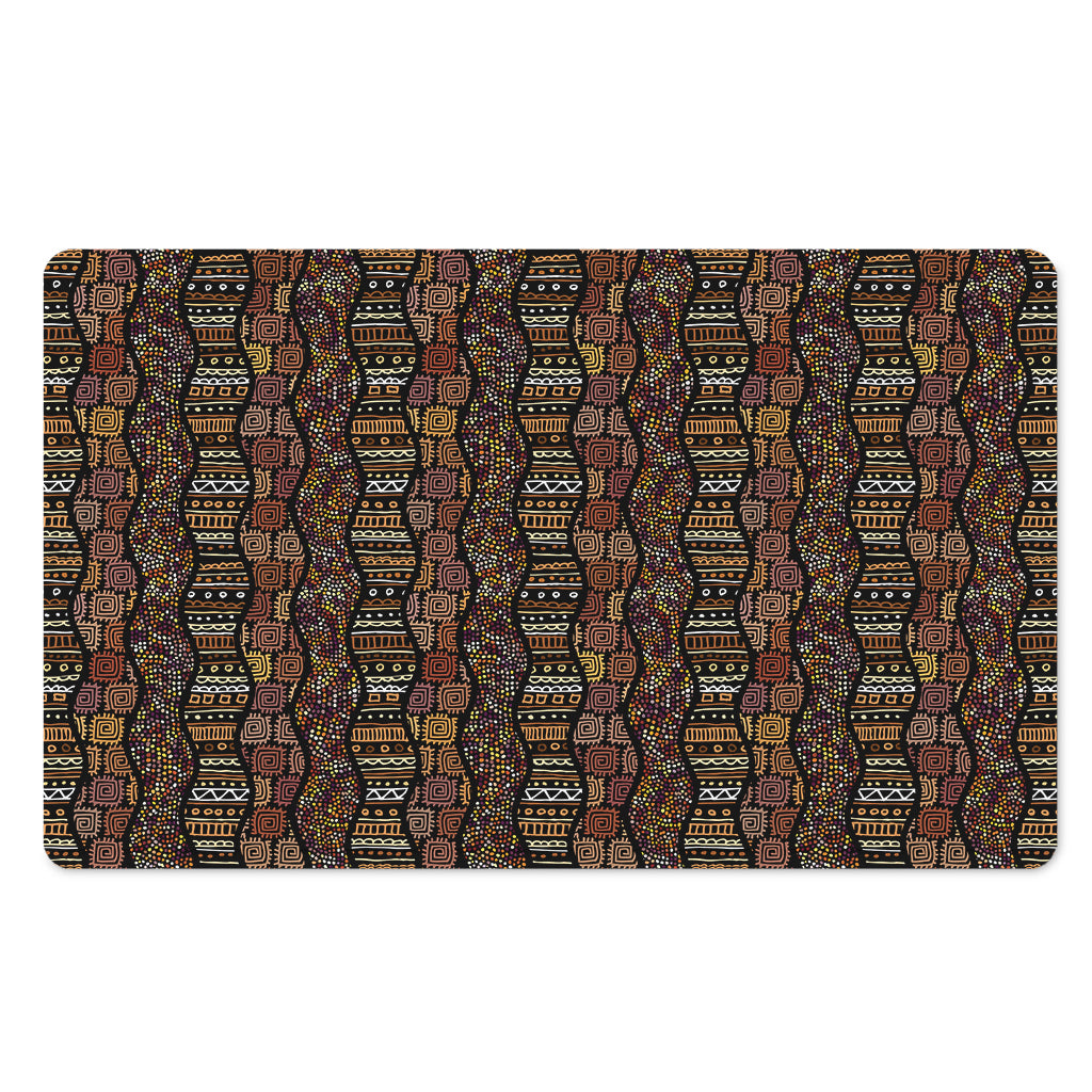 African Afro Inspired Pattern Print Polyester Doormat
