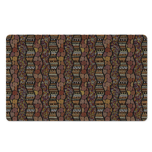 African Afro Inspired Pattern Print Polyester Doormat