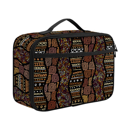 African Afro Inspired Pattern Print Portable Lunch Bag