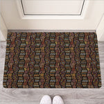 African Afro Inspired Pattern Print Rubber Doormat