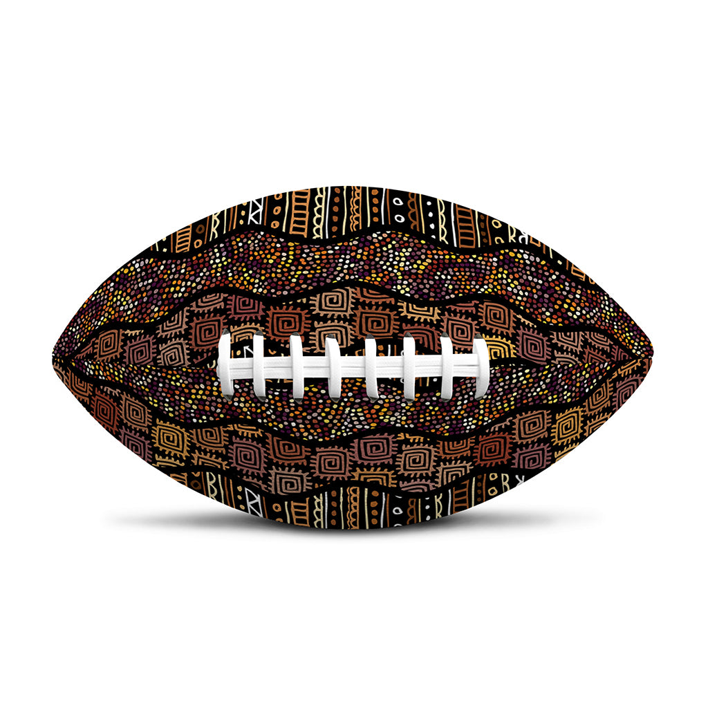 African Afro Inspired Pattern Print Rugby Ball