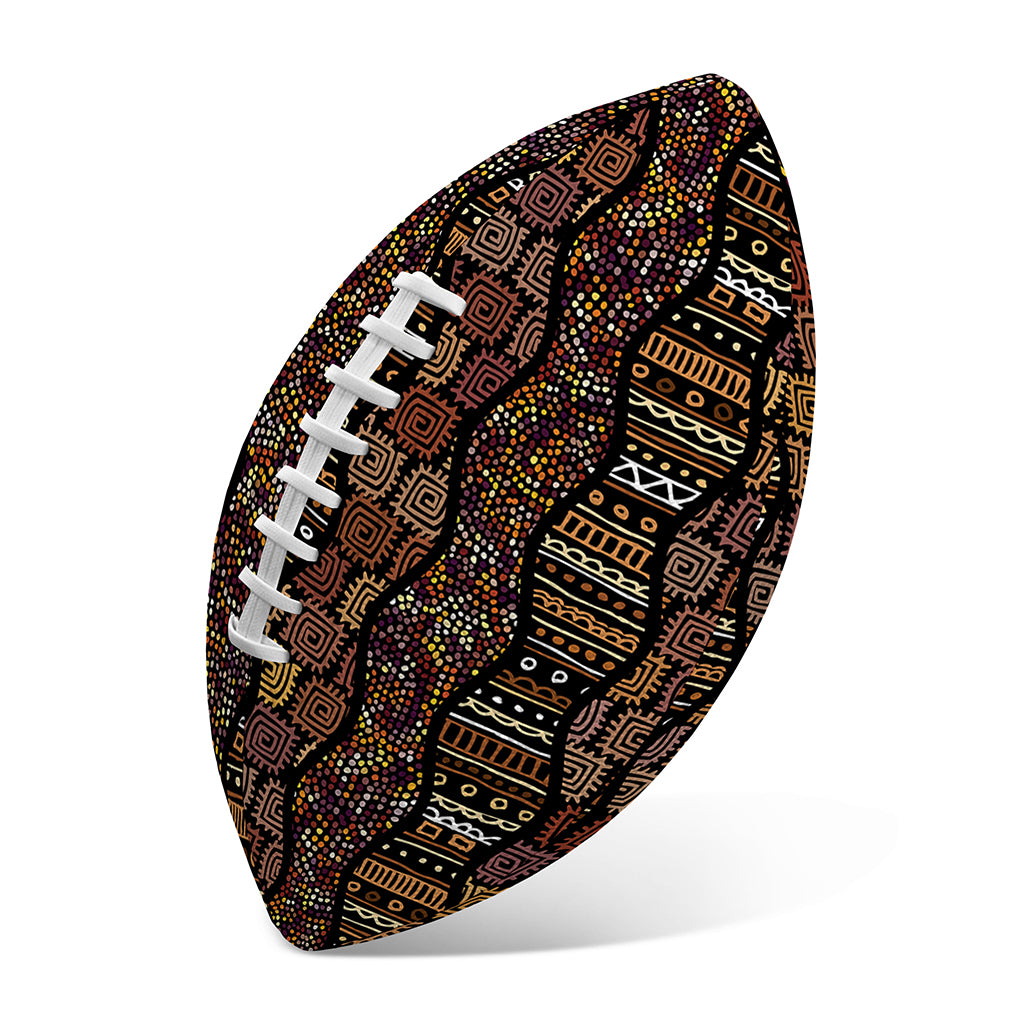 African Afro Inspired Pattern Print Rugby Ball