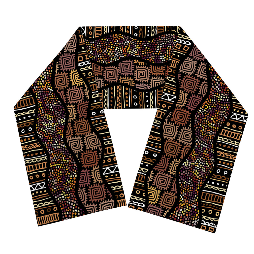 African Afro Inspired Pattern Print Scarf