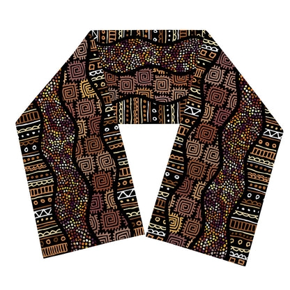African Afro Inspired Pattern Print Scarf