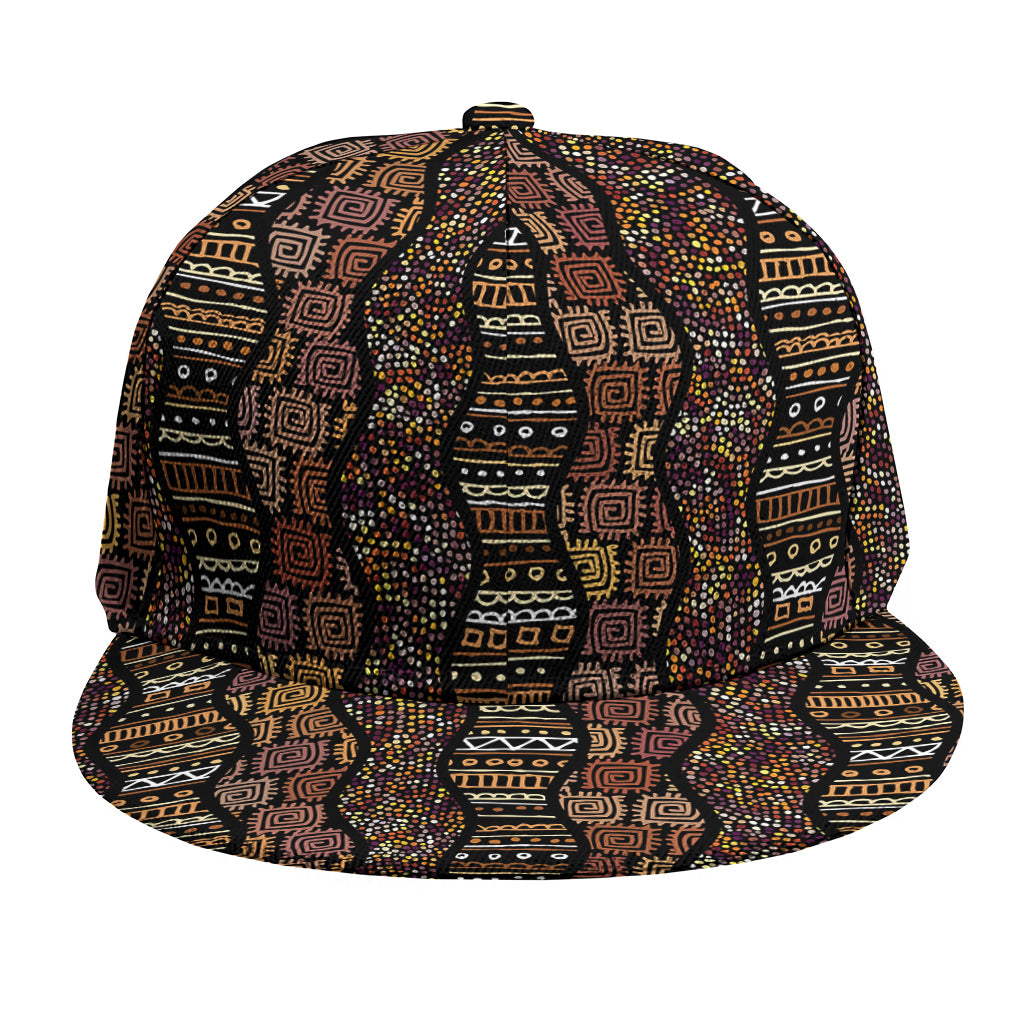 African Afro Inspired Pattern Print Snapback Cap