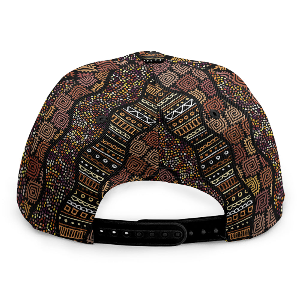 African Afro Inspired Pattern Print Snapback Cap