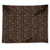 African Afro Inspired Pattern Print Tapestry