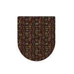 African Afro Inspired Pattern Print Toilet Lid Cover