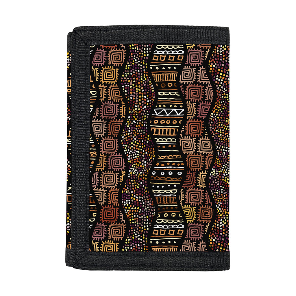 African Afro Inspired Pattern Print Trifold Wallet