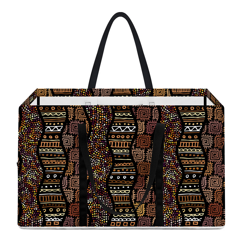 African Afro Inspired Pattern Print Utility Tote Bag