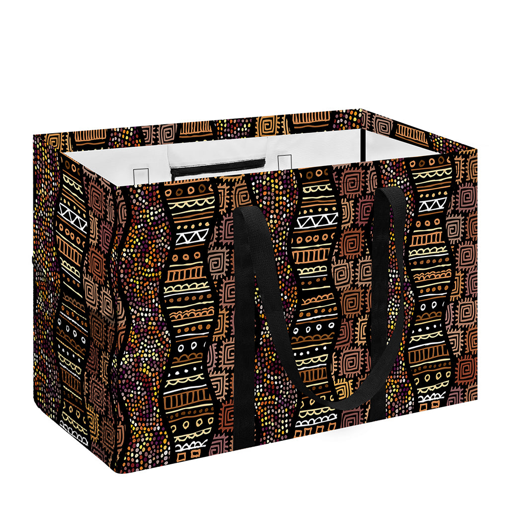 African Afro Inspired Pattern Print Utility Tote Bag