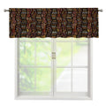 African Afro Inspired Pattern Print Window Valance