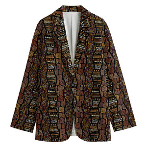 African Afro Inspired Pattern Print Women's Blazer