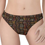 African Afro Inspired Pattern Print Women's Thong