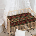 African Ethnic Pattern Print Baby Crib Sheet