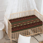 African Ethnic Pattern Print Baby Crib Sheet