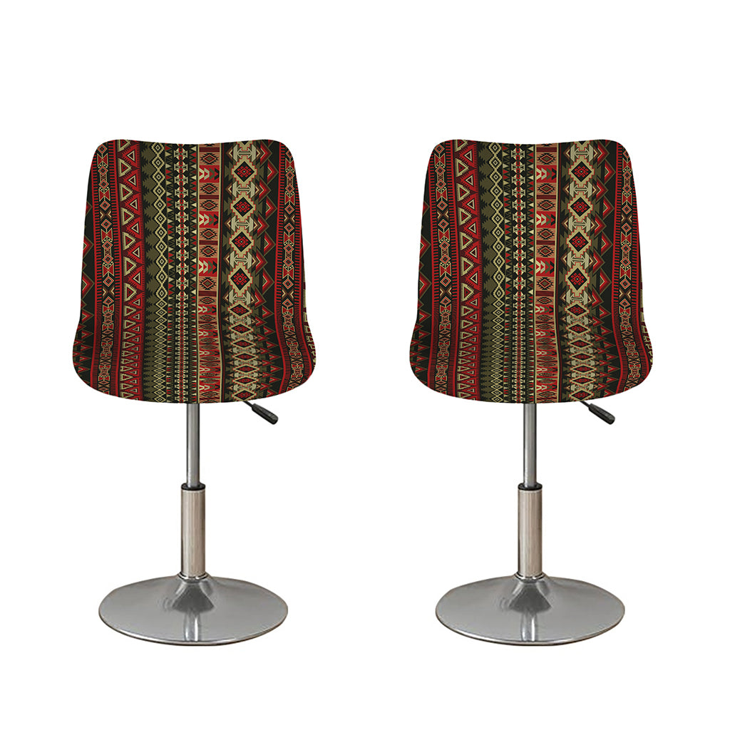 African Ethnic Pattern Print Bar Stool Covers