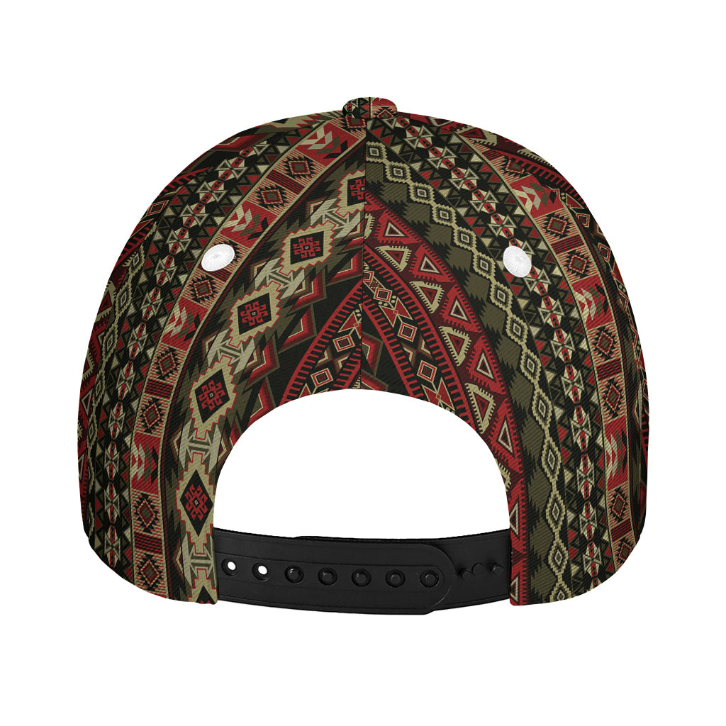 African Ethnic Pattern Print Baseball Cap