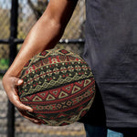African Ethnic Pattern Print Basketball
