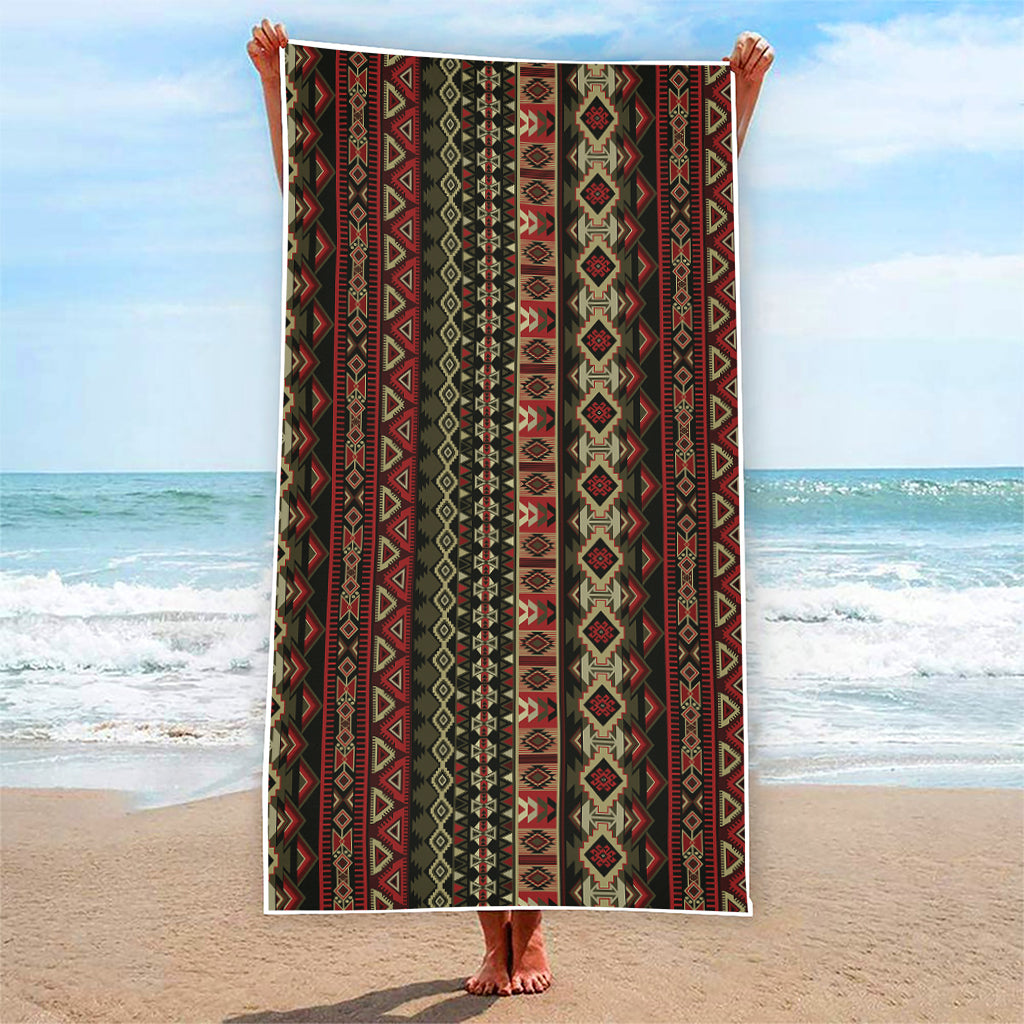 African Ethnic Pattern Print Beach Towel