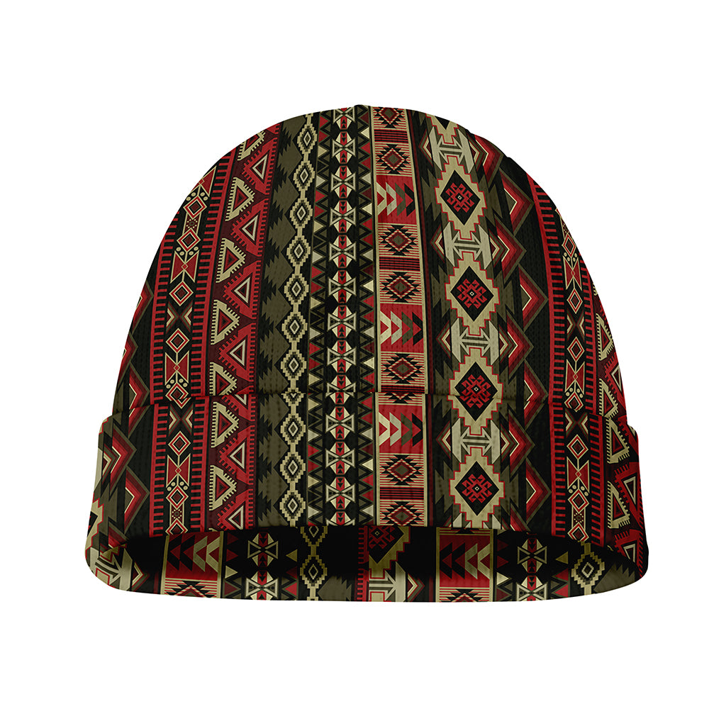 African Ethnic Pattern Print Beanie
