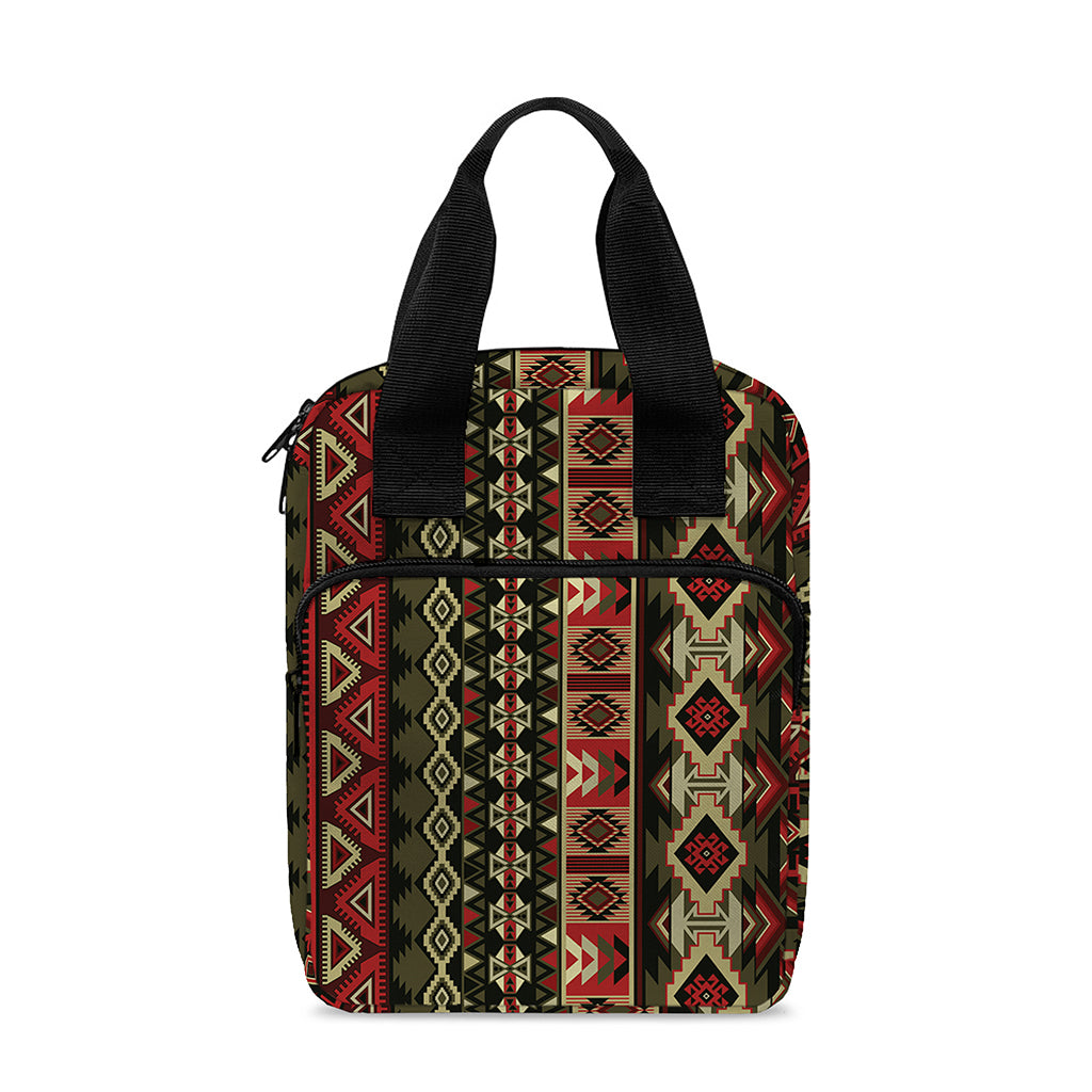 African Ethnic Pattern Print Bible Tote Bag