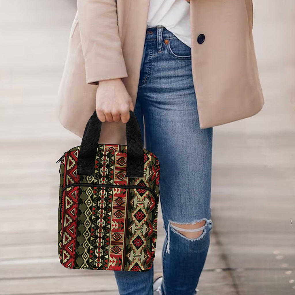 African Ethnic Pattern Print Bible Tote Bag
