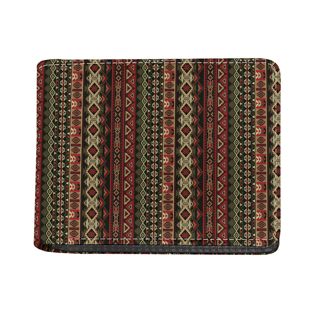 African Ethnic Pattern Print Bifold Wallet