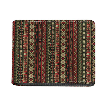 African Ethnic Pattern Print Bifold Wallet
