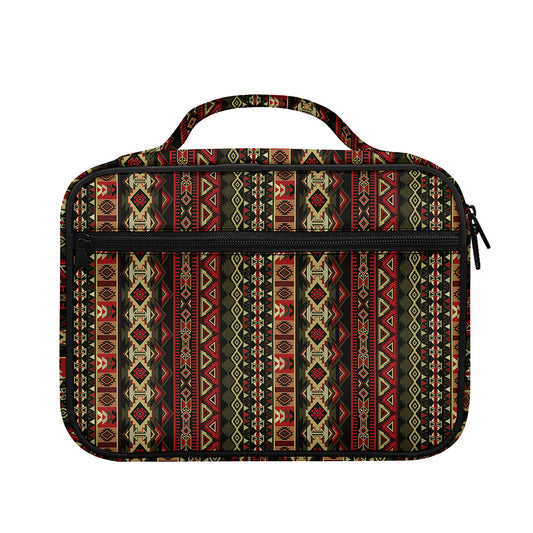 African Ethnic Pattern Print Briefcase Bible Bag