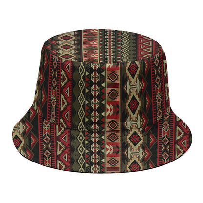 African Ethnic Pattern Print Bucket Hat