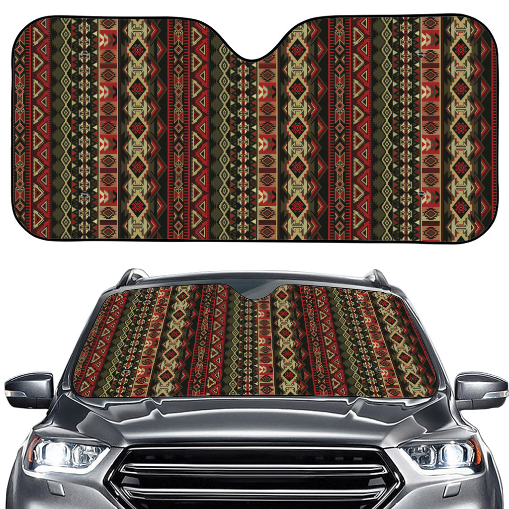 African Ethnic Pattern Print Car Windshield Sun Shade