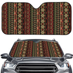 African Ethnic Pattern Print Car Windshield Sun Shade