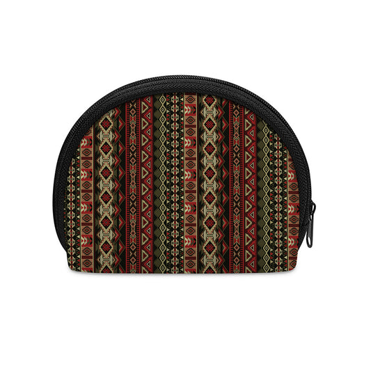 African Ethnic Pattern Print Coin Purse