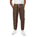 African Ethnic Pattern Print Cotton Sweatpants