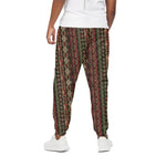 African Ethnic Pattern Print Cotton Pants