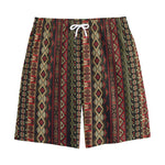 African Ethnic Pattern Print Cotton Shorts